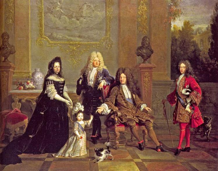 Nicolas de Largilliere Louis XIV and His Family